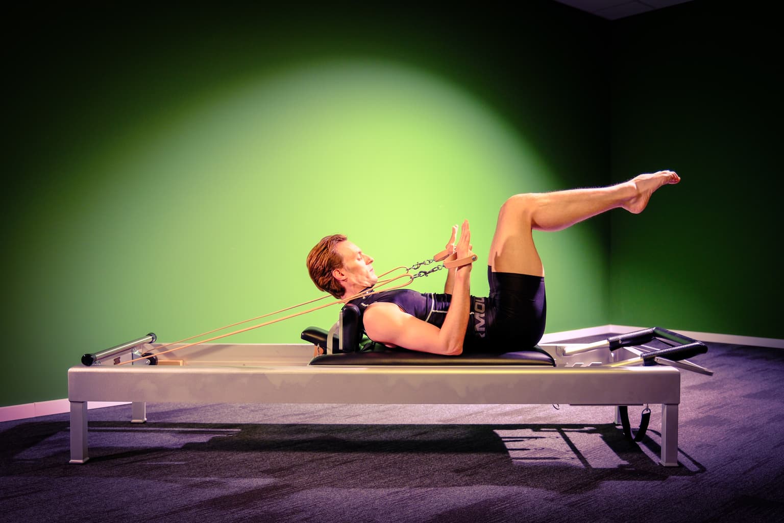 Pilatesdemonstratie op de Reformer, foto 4
